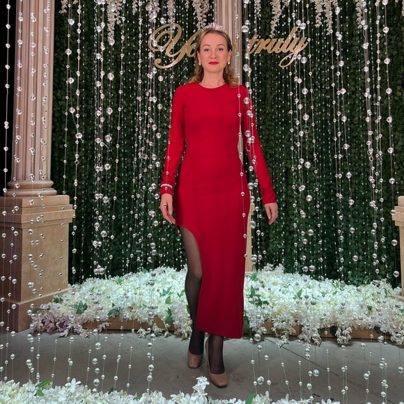 Ideal red Zara party dress - Picture 1 of 5